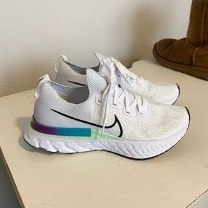 nike react infinity run flyknit (vapor green)